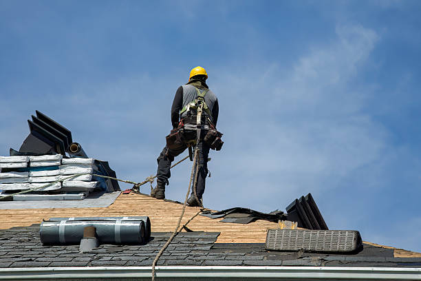 Professional Flat Roof Repair technician working in Mumford, NY